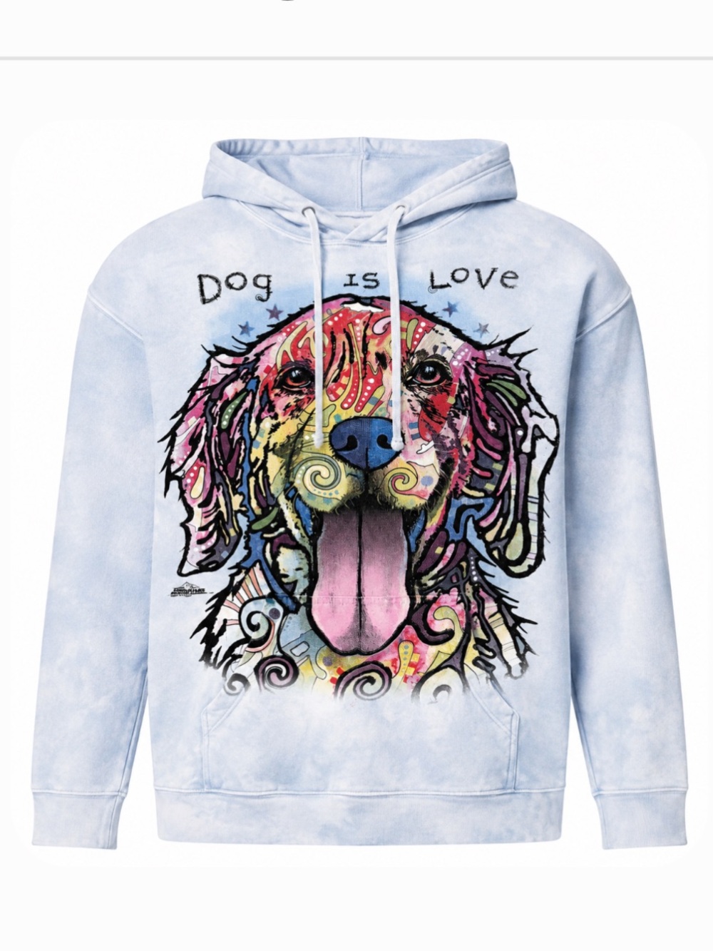 The Mountain Dog Is Love Psychedelic Dog Hoodie